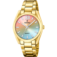 Armbanduhr Festina BOYFRIEND COLLECTION in Gelb vergoldet stahl F20640/7 - F20640/7